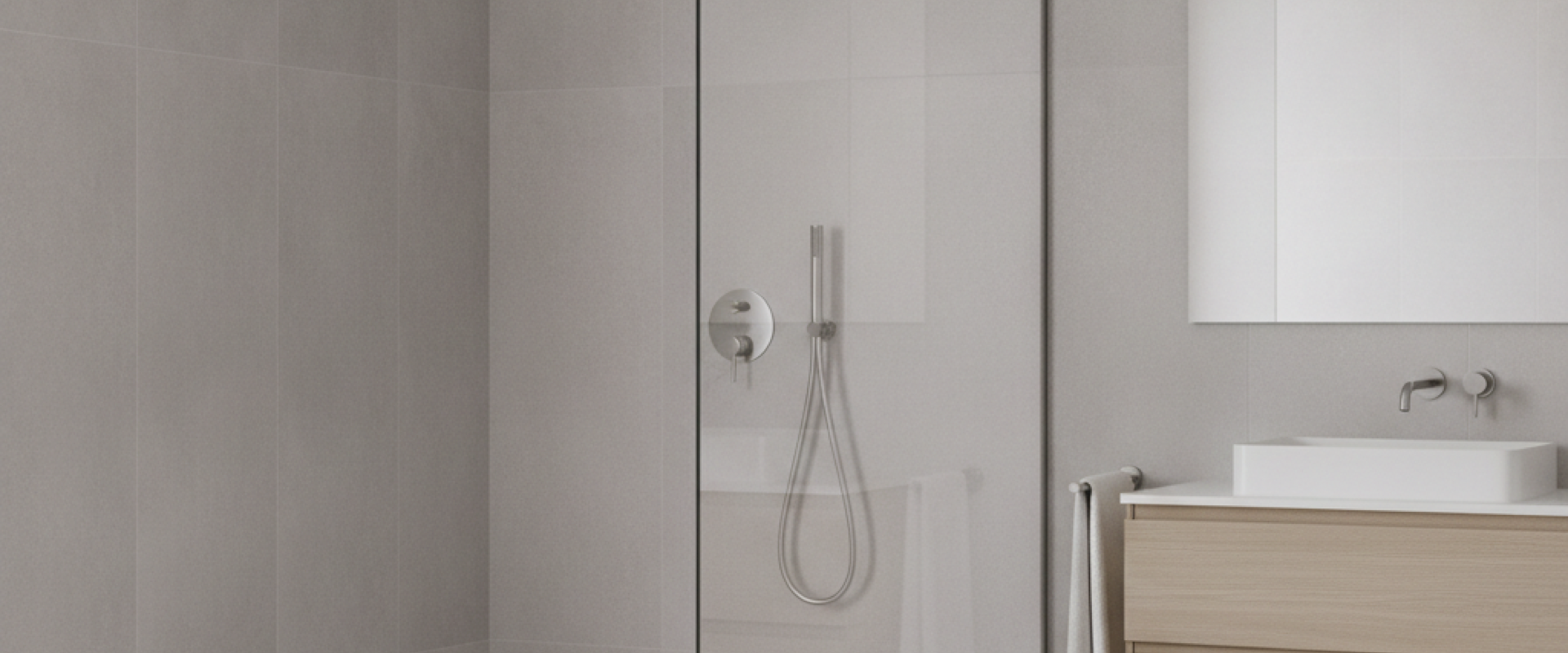 Душевая Walk-in: что это, кому подходит и какое стекло выбрать